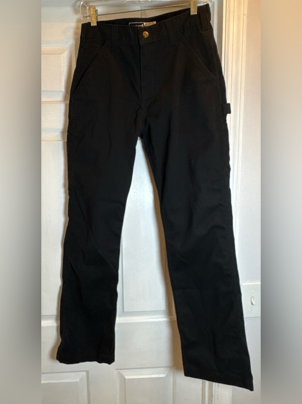 Carhartt Black Relaxed Fit Twill Utility Work Pant BN0324-M Mens size 30x32 NWOT